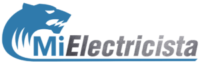 Logo Mi electricista Pequeño con textura
